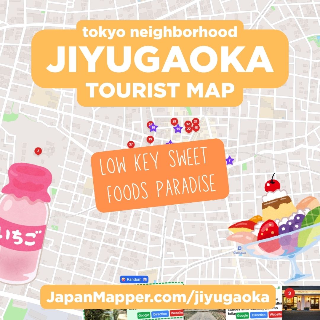 Jiyugaoka, Tokyo Tourist Attraction Spot Map Area Guide